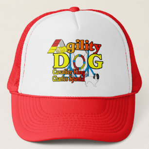 Cavalier_King_Charles_Spaniel_Agility Trucker Hat