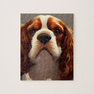 Cavalier King Charles Spaniel AI5 Jigsaw Puzzle