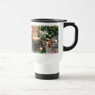 Cavalier King Charles Spaniel Art Travel Mug