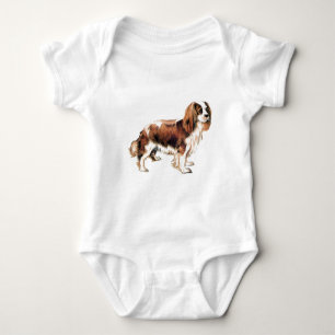Cavalier King Charles Spaniel Baby Bodysuit