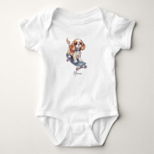 Cavalier King Charles Spaniel Baby Bodysuit