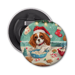 Cavalier King Charles Spaniel Baking Christmas Bottle Opener