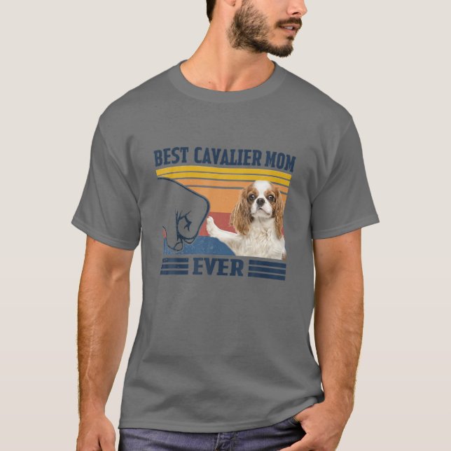 Cavalier King Charles Spaniel Best Cavalier Mum Ev T-Shirt (Front)