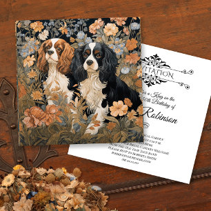 Cavalier King Charles Spaniel Birthday Thank You Card