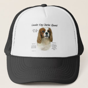 Cavalier King Charles Spaniel (Blenheim) History Trucker Hat