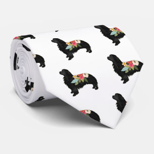 Cavalier King Charles Spaniel Bohemian Floral Tie