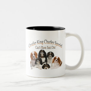Cavalier King Charles Spaniel Can't Have Just One Two-Tone Coffee Mug