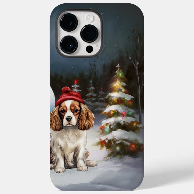 Cavalier King Charles Spaniel Caravan Christmas  Case-Mate iPhone Case (Back)