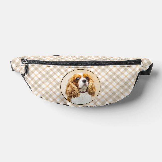 Cavalier King Charles Spaniel Cav Dog Art Painting Bum Bags (Lay Down)