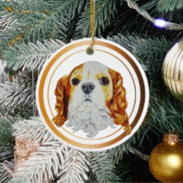 Cavalier King Charles Spaniel Ceramic Tree Decoration