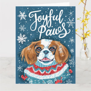 Cavalier King Charles Spaniel Christmas Card