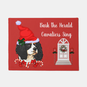 Cavalier King Charles Spaniel Christmas  Doormat