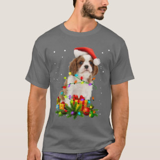 Cavalier King Charles Spaniel Christmas Lights Xma T-Shirt