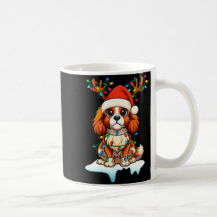 Cavalier King Charles Spaniel Christmas Reindeer P Coffee Mug