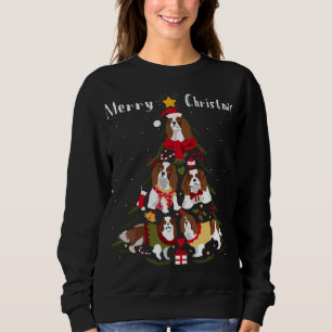 Cavalier King Charles Spaniel Christmas Tree Xmas Sweatshirt