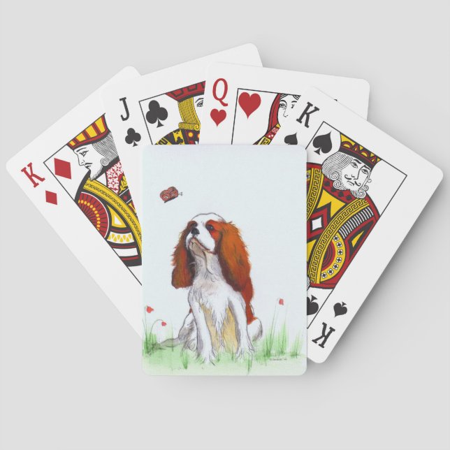 Cavalier King Charles Spaniel CKC Playing Cards (Back)