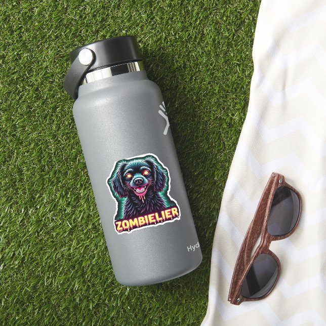 Cavalier King Charles Spaniel CKCS Zombie Dog Hall (HydroFlask Insitu)