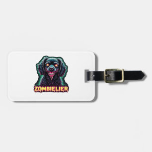 Cavalier King Charles Spaniel CKCS Zombie Dog Hall Luggage Tag