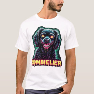 Cavalier King Charles Spaniel CKCS Zombie Dog Hall T-Shirt