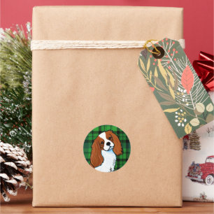 Cavalier King Charles Spaniel Classic Round Sticke Sticker