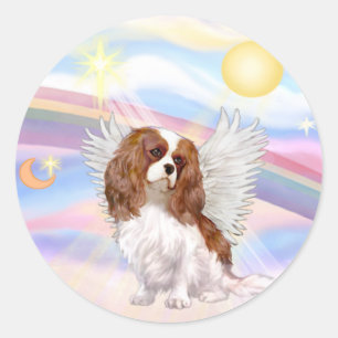Cavalier King Charles Spaniel Classic Round Sticker