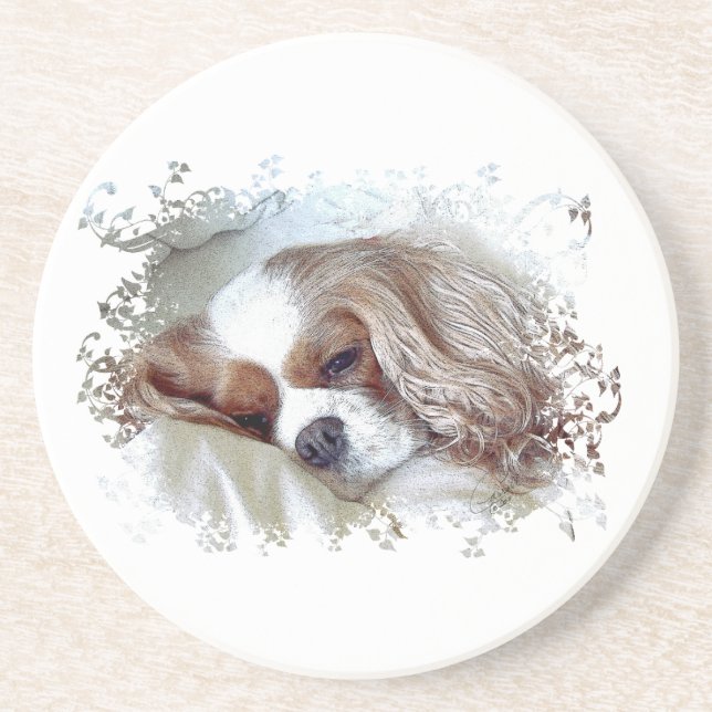 Cavalier King Charles Spaniel Coaster (Front)