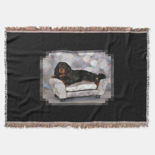 Cavalier King Charles Spaniel - Cornelius Throw Blanket