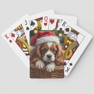 Cavalier King Charles Spaniel Cozy Basket Playing Cards
