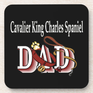 Cavalier King Charles Spaniel Dad Coaster
