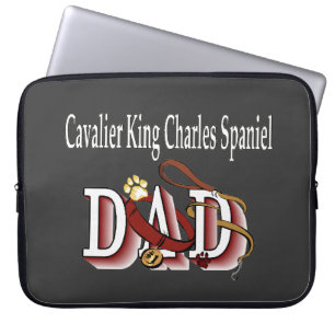 Cavalier King Charles Spaniel Dad Laptop Sleeve