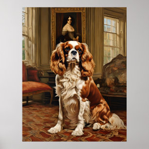 Cavalier King Charles Spaniel - Dog Art Print
