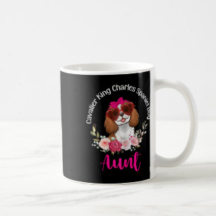 Cavalier King Charles Spaniel Dog Aunt Floral Vale Coffee Mug