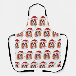 Cavalier King Charles Spaniel Dog Breed Christmas Apron