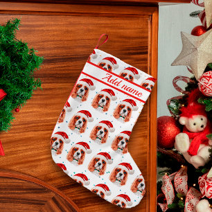Cavalier King Charles Spaniel Dog Breed Christmas Small Christmas Stocking