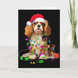 Cavalier King Charles Spaniel Dog Christmas Orname Card