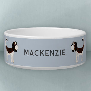 Cavalier King Charles Spaniel Dog Personalised Bowl