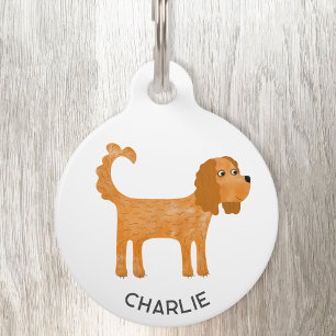 Cavalier King Charles Spaniel Dog Personalised Pet Tag