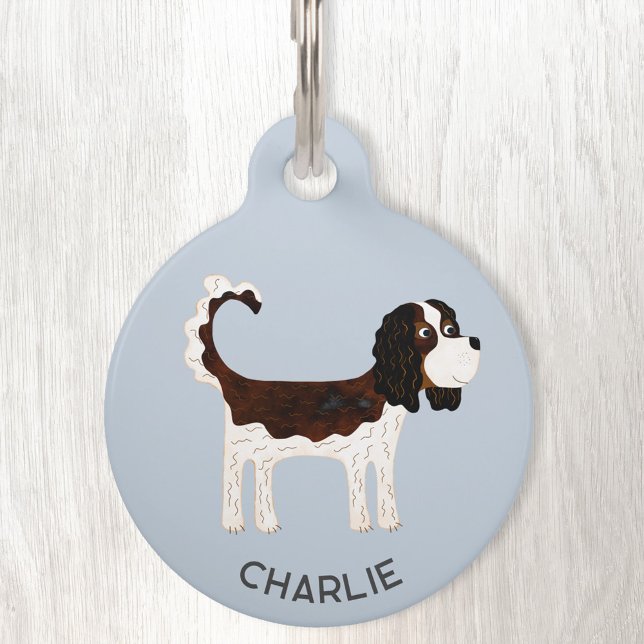 Cavalier King Charles Spaniel Dog Personalised Pet Tag (Creator Uploaded)