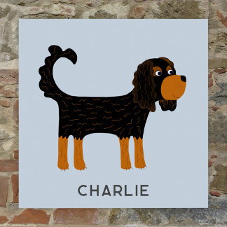 Cavalier King Charles Spaniel Dog Personalised Poster