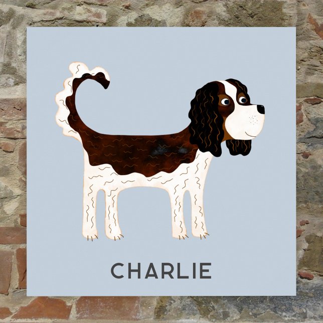 Cavalier King Charles Spaniel Dog Personalised Poster (Creator Uploaded)