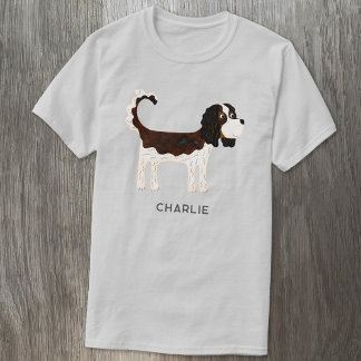 Cavalier King Charles Spaniel Dog Personalised T-Shirt