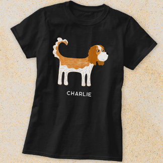 Cavalier King Charles Spaniel Dog Personalised T-Shirt
