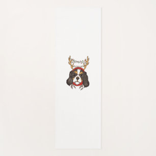 Cavalier King Charles Spaniel Dog Pet Christmas Yoga Mat