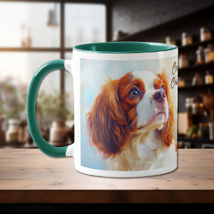 Cavalier King Charles Spaniel Dog Portrait Mug