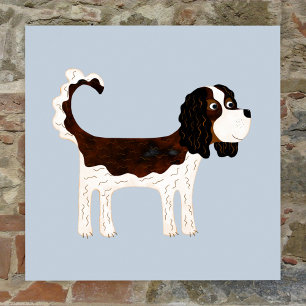 Cavalier King Charles Spaniel Dog Poster