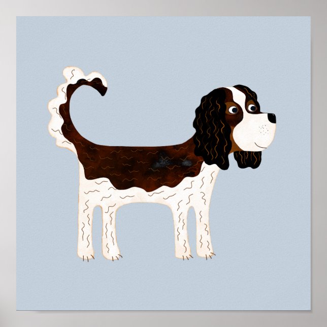 Cavalier King Charles Spaniel Dog Poster (Front)