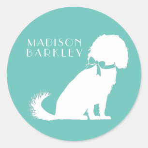 Cavalier King Charles Spaniel Dog Puppy Classic Round Sticker