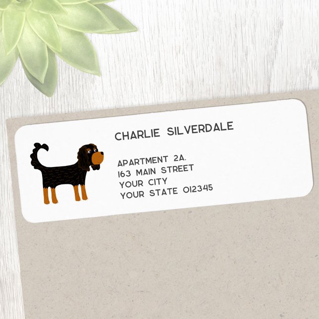 Cavalier King Charles Spaniel Dog Return Address (Creator Uploaded)