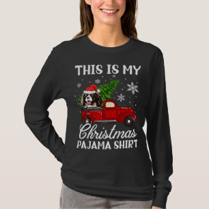 Cavalier King Charles Spaniel Dog Riding Red Truck T-Shirt