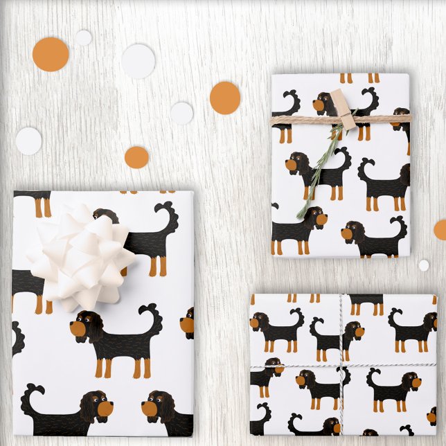 Cavalier King Charles Spaniel Dog Wrapping Paper Sheet (Creator Uploaded)